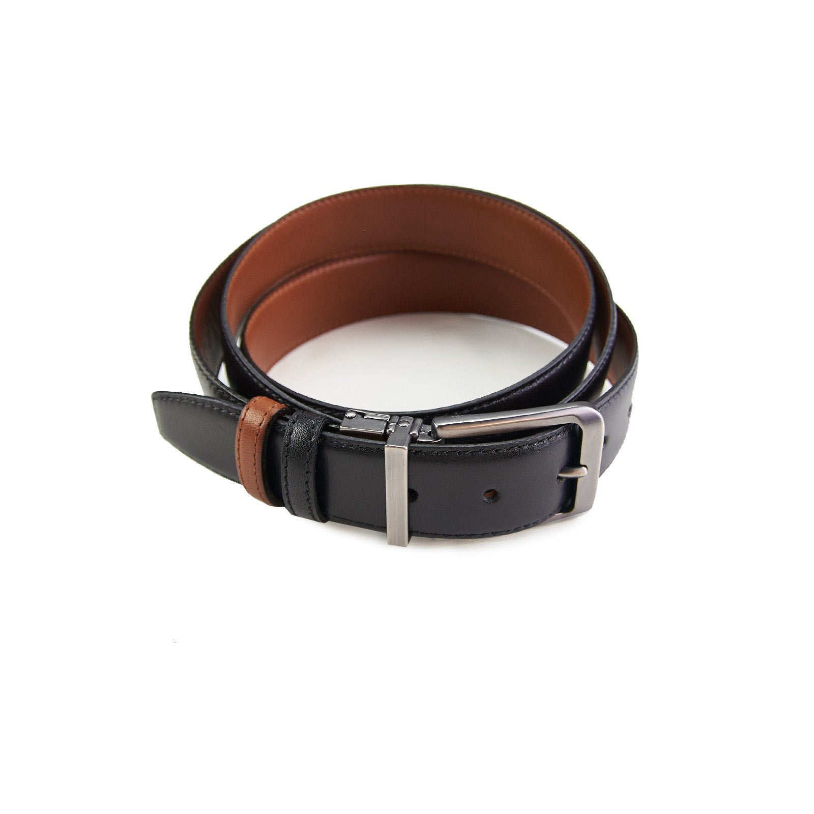 Dark Brown/Brown Pebble Belt - 12581 - 58341 - Hammer Made