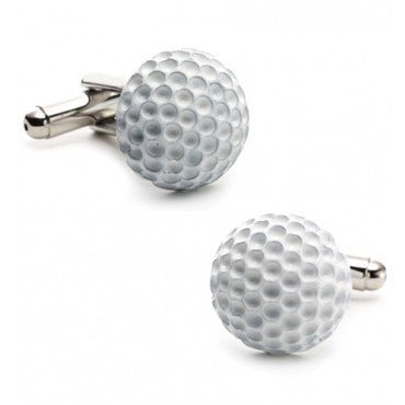 Enamel Golf Ball Cufflinks - 3671 - 17021 - Hammer Made