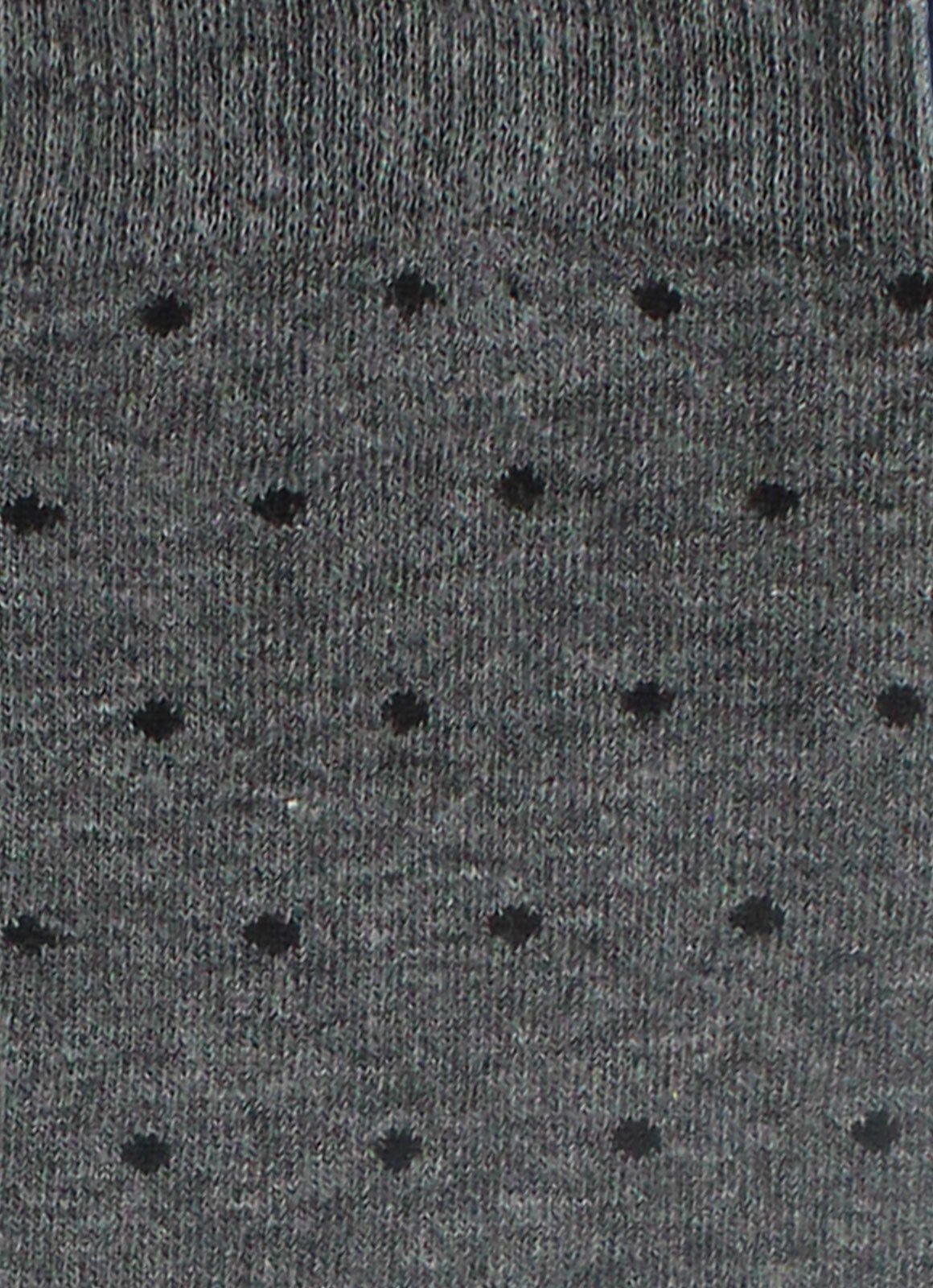 Grey/black two - tone dot sock - 14541 - 74095 - Hammer Made