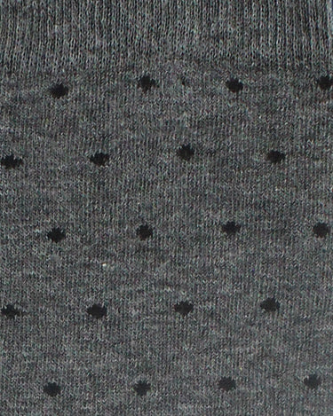 Grey/black two - tone dot sock - 14541 - 74095 - Hammer Made