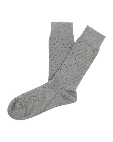 Grey/blue micro dot sock - 14528 - 74082 - Hammer Made