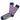 Grey/purple houndstooth sock - 6476 - 31633 - Hammer Made