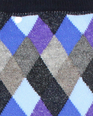 Neutral multi argyle sock - 14295 - 72659 - Hammer Made