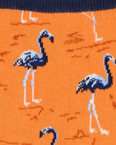 Orange Flamingo Sock - 14812 - 74994 - Hammer Made