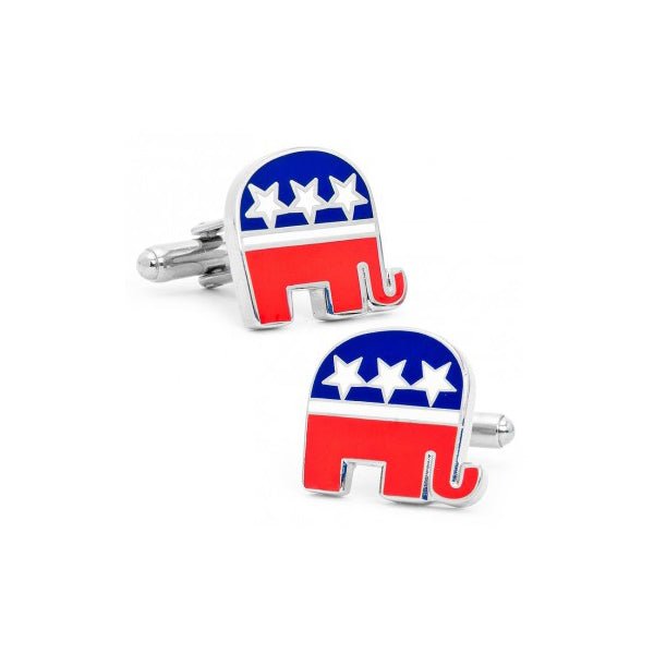 Republican Cufflinks - 3673 - 17023 - Hammer Made