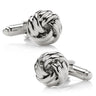 Silver Knot Cufflinks - 4671 - 22056 - Hammer Made