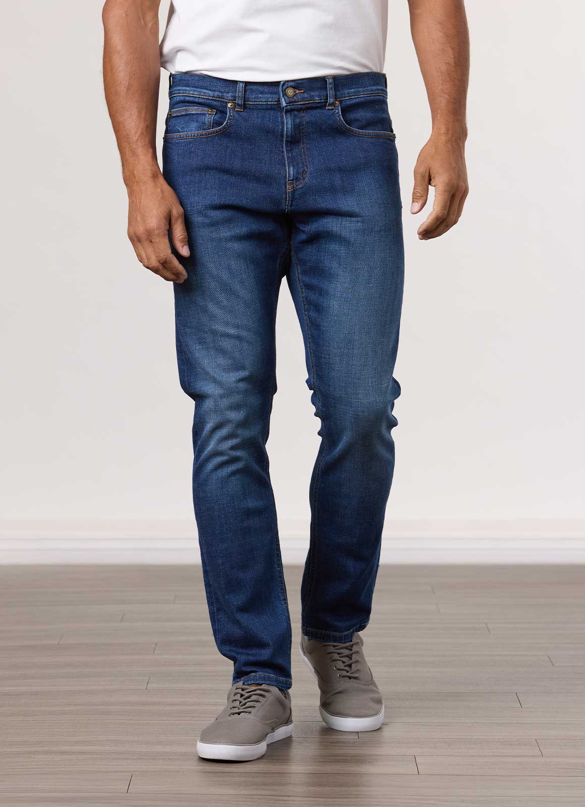 Tapered Denim Jeans - Extra Stretch - 15022 - 76959 - Hammer Made