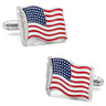 Waving American Flag Cufflinks - Hammer Made