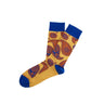 Yellow large paisley sock - 14556 - 74110 - Hammer Made